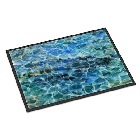 Carolines Treasures 24 x 36 in. Eel Under water Indoor or Outdoor Mat BB5360JMAT